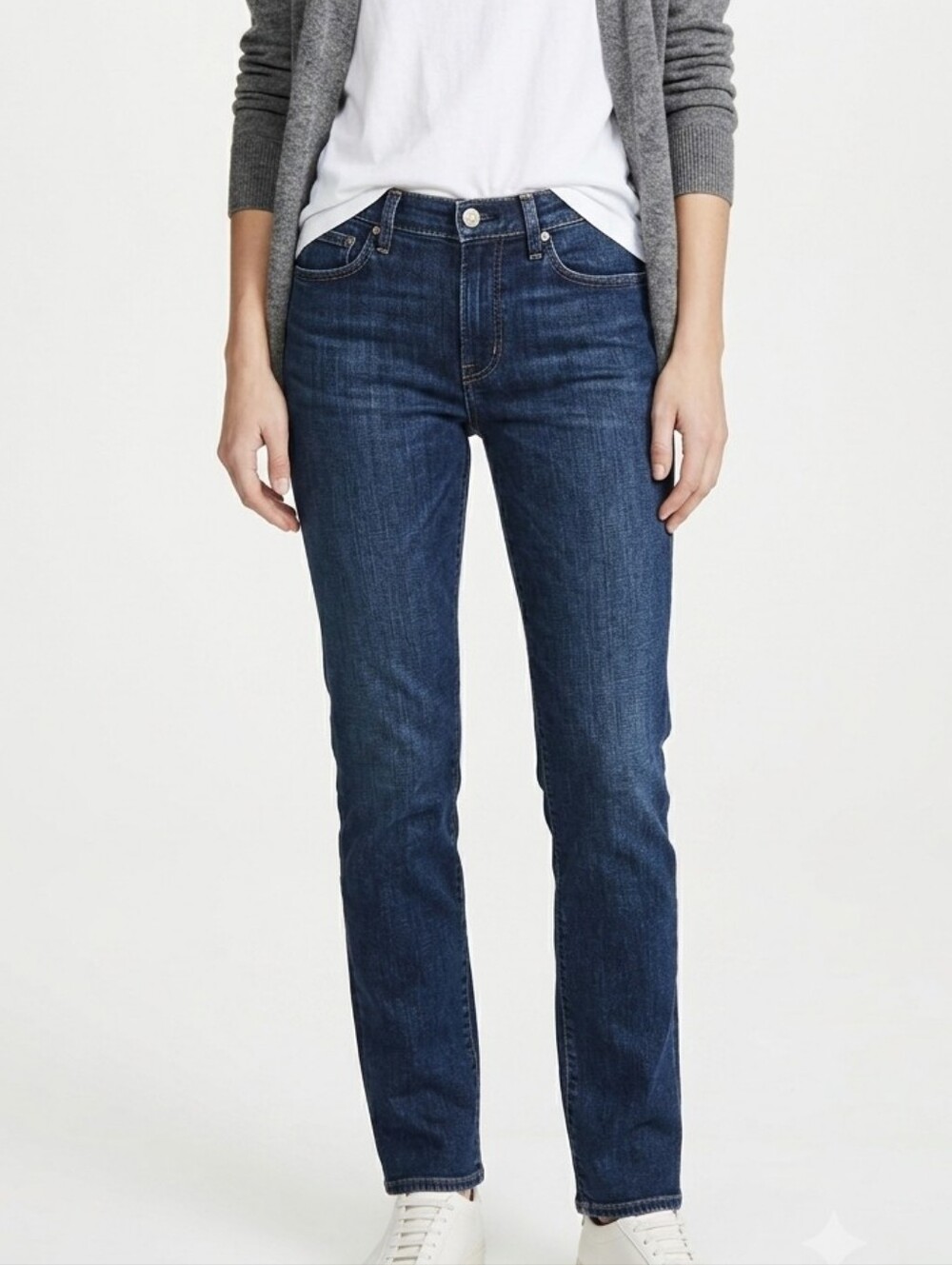 Citizens of Humanity Elson Mid Rise Straight Leg Size 31 Dark Wash